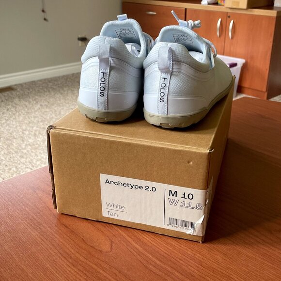 Tolos Archetype 2.0 - White/Tan - Barefoot Gym Shoes Size 9.5-10 US - Picture 2 of 8